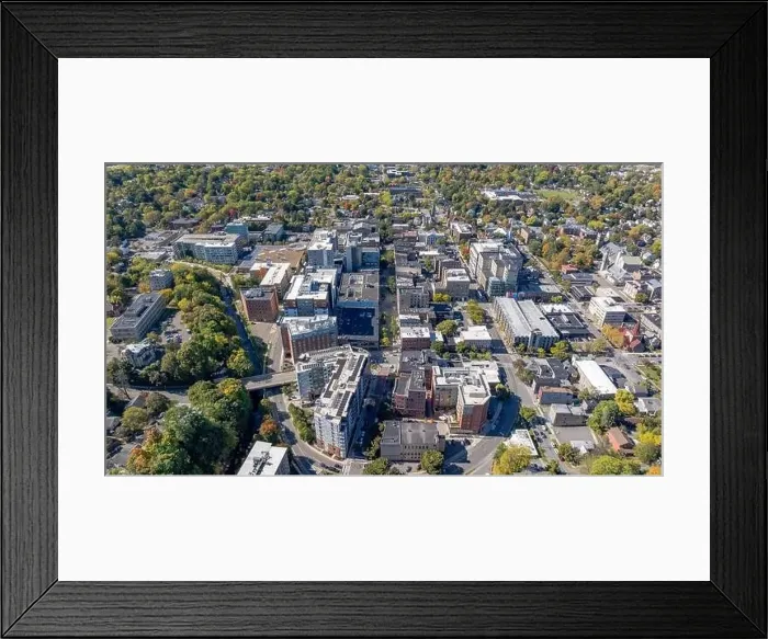 Framed Print : Late afternoon aerial autumn image of the area surrounding the City of Ithaca, NY, USA 10-12-2024 Framed Print : Late afternoon aerial autumn image of the area surrounding the City of Ithaca, NY, USA 10-12-2024