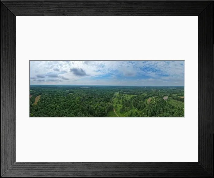 Framed Print : Aerial panoramic in rural South Carolina Framed Print : Aerial panoramic in rural South Carolina