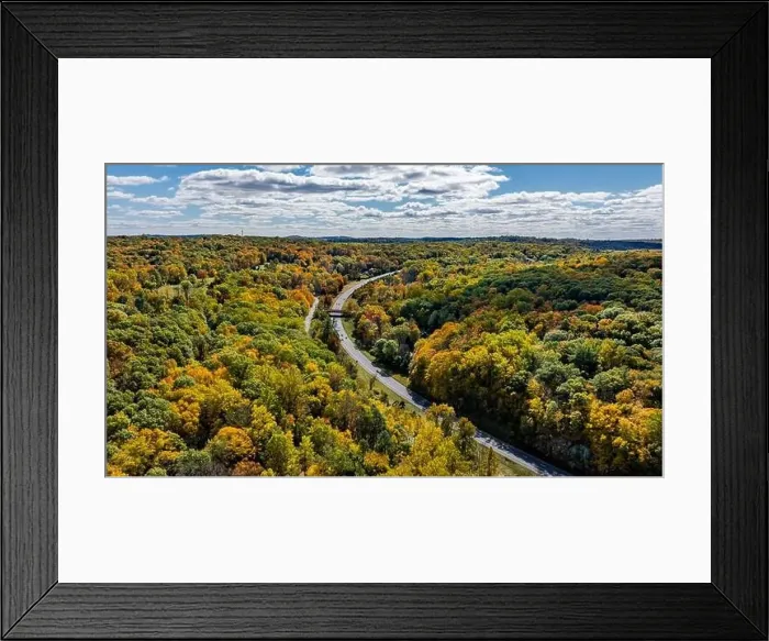 Framed Print : Late afternoon aerial autumn image of the area surrounding the Yorktown Heights, NY, USA 10-16-2024 Framed Print : Late afternoon aerial autumn image of the area surrounding the Yorktown Heights, NY, USA 10-16-2024