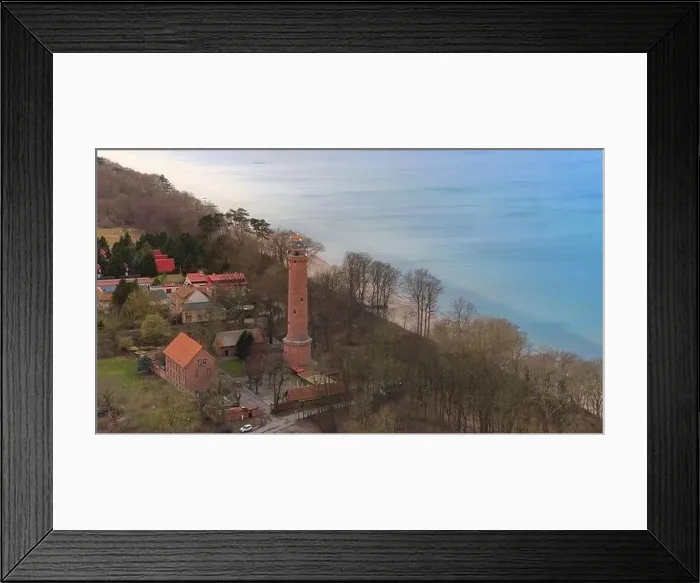 Framed Print : A drone shot displays Gąski beach Framed Print : A drone shot displays Gąski beach