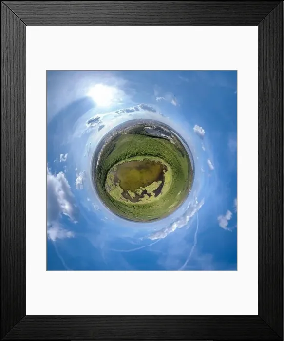Framed Print : Big lake system in bright sun light Framed Print : Big lake system in bright sun light
