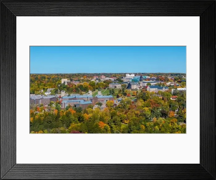 Framed Print : Afternoon aerial autumn image of the area surrounding the City of Ithaca, NY, USA 10-19-2024 Framed Print : Afternoon aerial autumn image of the area surrounding the City of Ithaca, NY, USA 10-19-2024