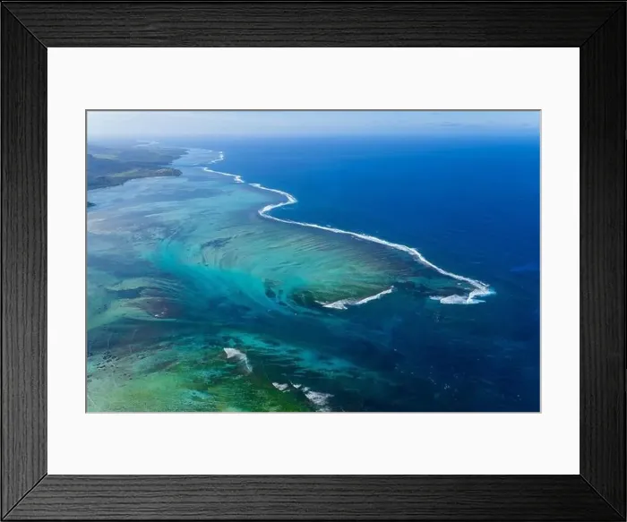 Framed Print : Explore the natural wonders of underwater waterfalls Framed Print : Explore the natural wonders of underwater waterfalls