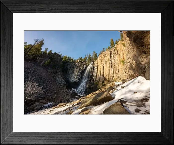 Framed Print : Palisade Falls in Montana Framed Print : Palisade Falls in Montana