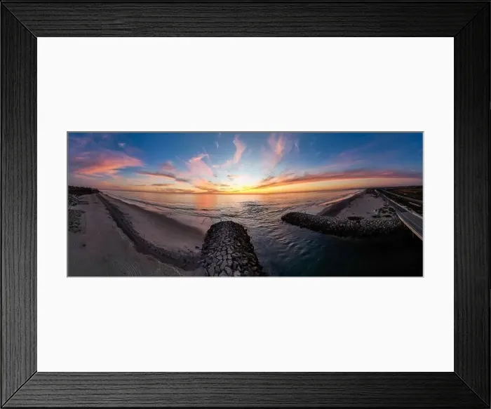 Framed Print : A Drone View of a Carlsbad, California