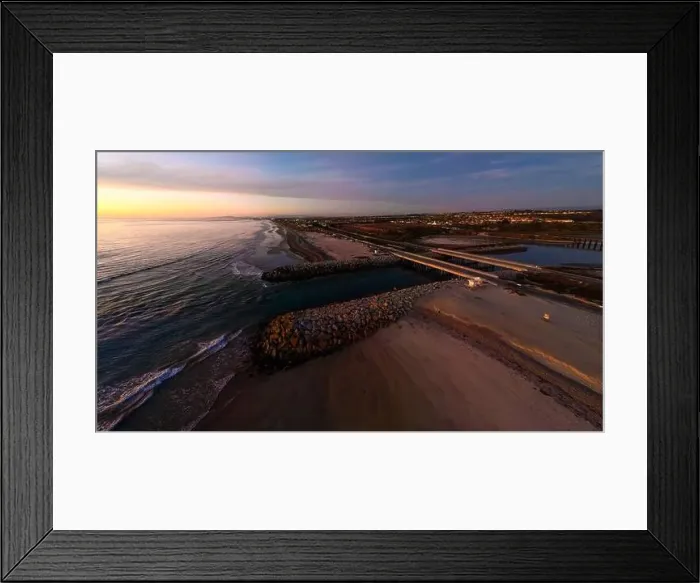 Framed Print : A Drone View of a Carlsbad, California Framed Print : A Drone View of a Carlsbad, California