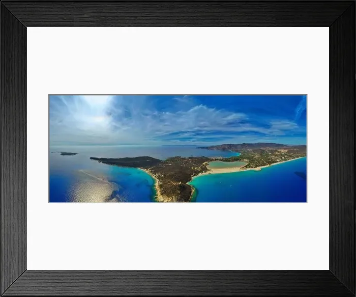 Framed Print : Capo Carbonara's rugged coastline Framed Print : Capo Carbonara's rugged coastline
