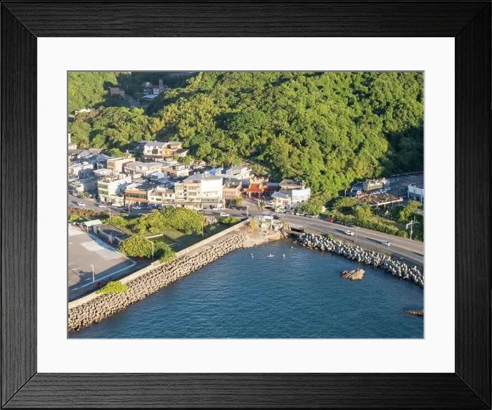 Framed Print : Young people enjoying marine sports such as SUP in Keelung City, Taiwan. September 2024 Framed Print : Young people enjoying marine sports such as SUP in Keelung City, Taiwan. September 2024