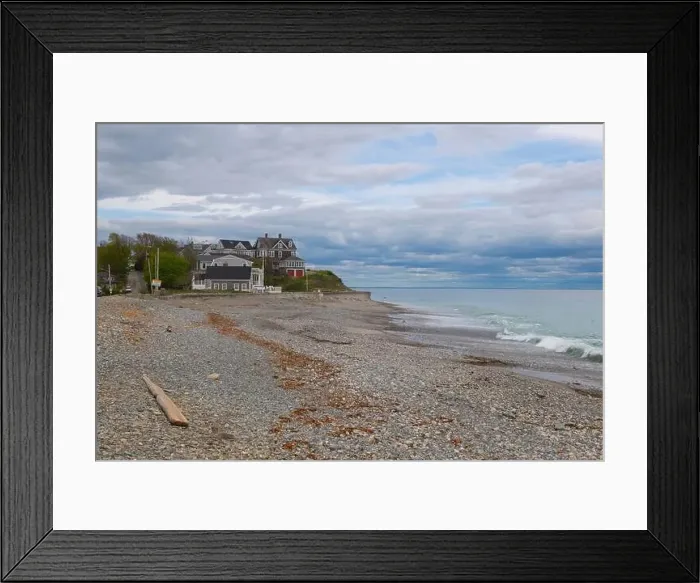 Framed Print : Black Rock Beach aerial view in a cloudy in town of Cohasset, Massachusetts MA, USA Framed Print : Black Rock Beach aerial view in a cloudy in town of Cohasset, Massachusetts MA, USA