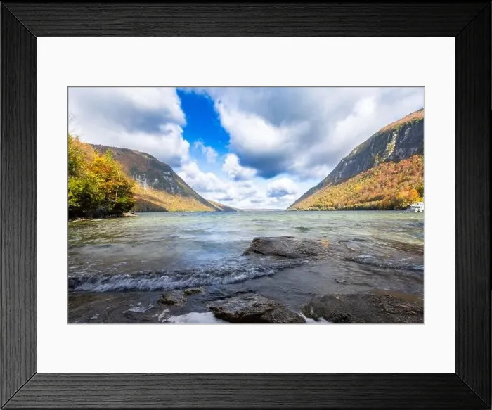Framed Print : Lake Willoughby in autumn Framed Print : Lake Willoughby in autumn