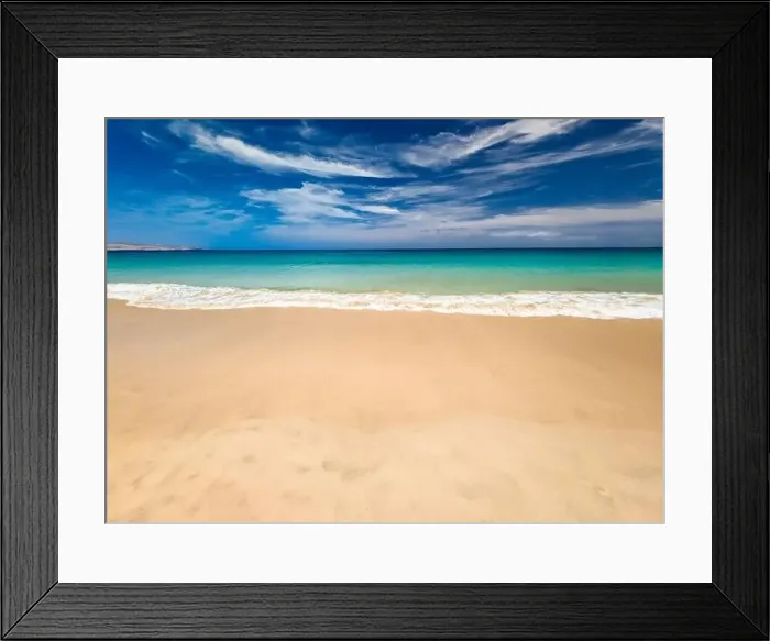 Framed Print : Aerial drone view of Costa Calma beach during the sunset, Fuerteventura, Canary Islands, Spain Framed Print : Aerial drone view of Costa Calma beach during the sunset, Fuerteventura, Canary Islands, Spain