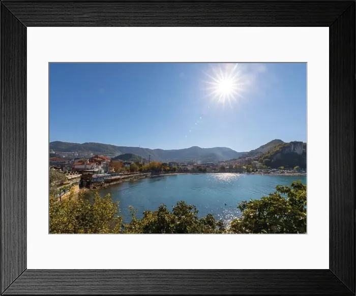 Framed Print : Beautiful cityscape on the mountains over Black-sea, Amasra. Amasra traditional Turkish architecture Framed Print : Beautiful cityscape on the mountains over Black-sea, Amasra. Amasra traditional Turkish architecture