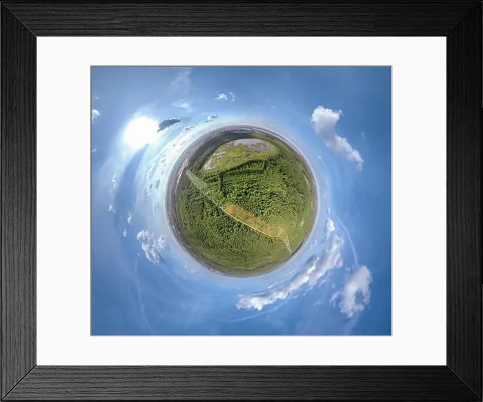 Framed Print : Big lake system in bright sun light Framed Print : Big lake system in bright sun light