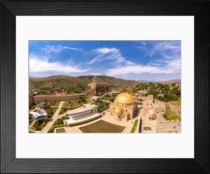 Framed Print : Aerial view of The Rabati Castle is a medieval castle complex in Akhaltsikhe, Georgia Framed Print : Aerial view of The Rabati Castle is a medieval castle complex in Akhaltsikhe, Georgia