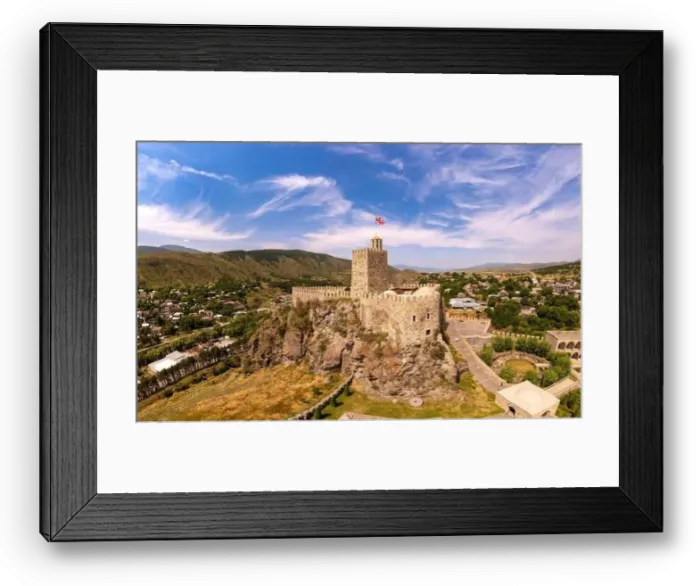 Framed Print : Aerial view of The Rabati Castle is a medieval castle complex in Akhaltsikhe, Georgia Framed Print : Aerial view of The Rabati Castle is a medieval castle complex in Akhaltsikhe, Georgia