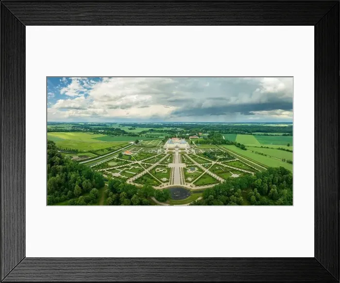 Framed Print : aerial view of the Rundale Palace in Latvia Framed Print : aerial view of the Rundale Palace in Latvia