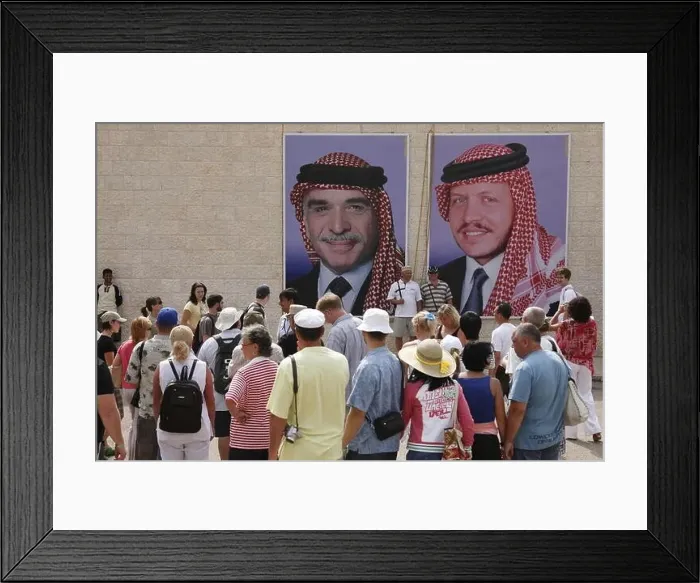 Framed Print : Pictures of the King Hussein, left Framed Print : Pictures of the King Hussein, left