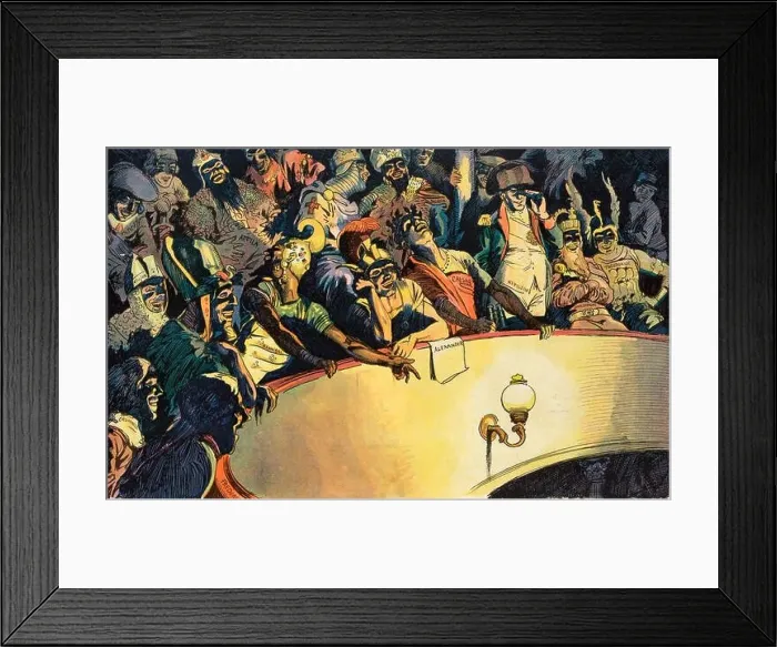 Framed Print : The Hague Peace Conference - A Laugh from the Gallery - Illustration shows a visitors gallery at the 2nd Peace Framed Print : The Hague Peace Conference - A Laugh from the Gallery - Illustration shows a visitors gallery at the 2nd Peace