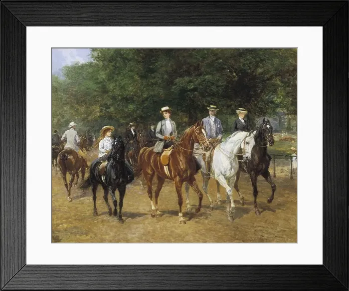 Framed Print : Hardy, The Morning Ride