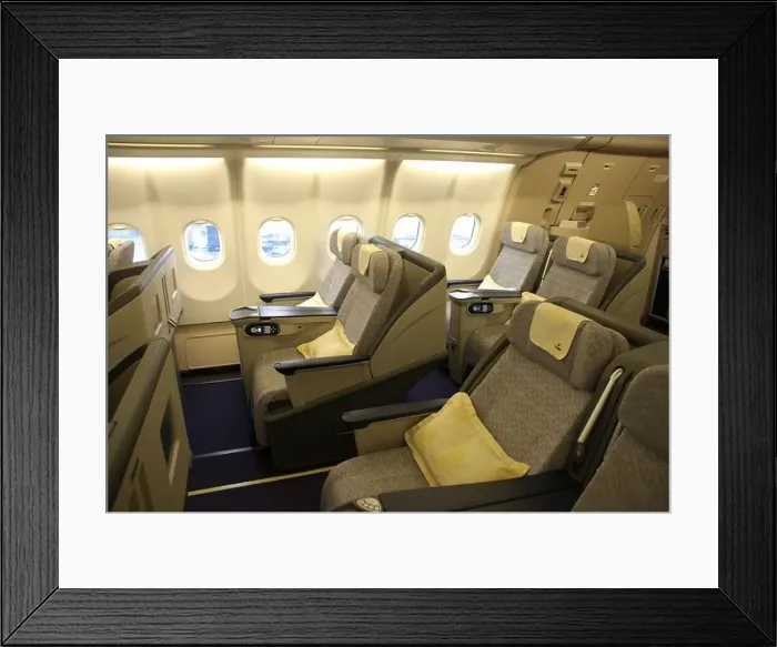 Framed Print : First class cabin of Air China Framed Print : First class cabin of Air China