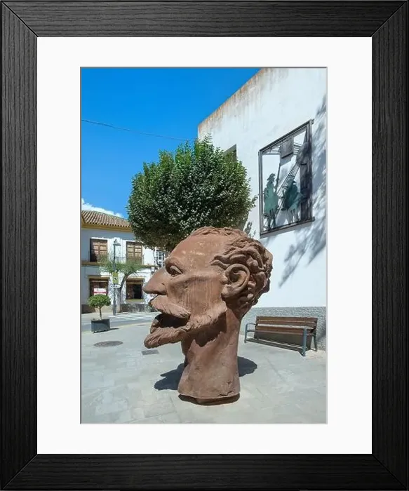 Framed Print : Statue of Don quijote, Orgiva, Alpujarra, Granada, Andalucia, Spain Framed Print : Statue of Don quijote, Orgiva, Alpujarra, Granada, Andalucia, Spain