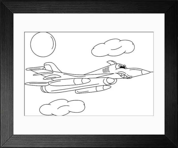 Framed Print : isolated colour illustration paint draw cartoon aircraft aeroplane plane Framed Print : isolated colour illustration paint draw cartoon aircraft aeroplane plane