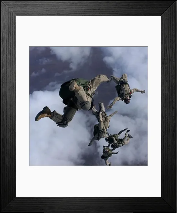 Framed Print : Pararescuemen from the 38th Rescue Squadron and the 58th Rescue Squadron Framed Print : Pararescuemen from the 38th Rescue Squadron and the 58th Rescue Squadron