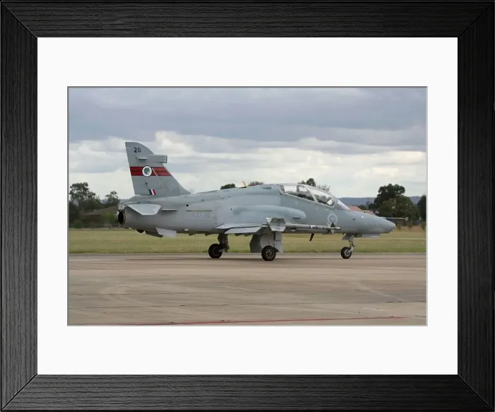 Framed Print : BAE Systems Hawk 127 military training plane of the Royal Australian Air Force taxiing at RAAF Richmond, New South Wales Framed Print : BAE Systems Hawk 127 military training plane of the Royal Australian Air Force taxiing at RAAF Richmond, New South Wales