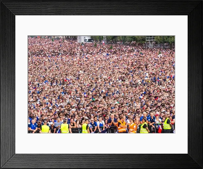 Framed Print : Paris, France. 15th July, 2018 Framed Print : Paris, France. 15th July, 2018