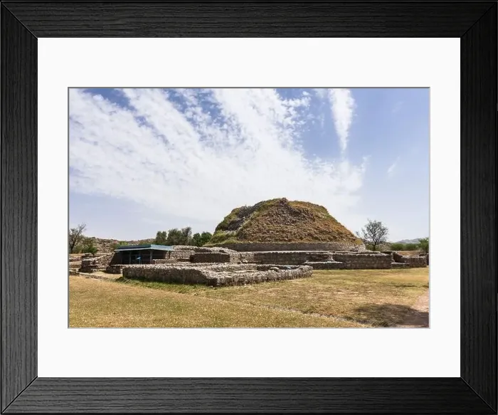 Framed Print : Dharmarajika Stupa and Monastery Framed Print : Dharmarajika Stupa and Monastery