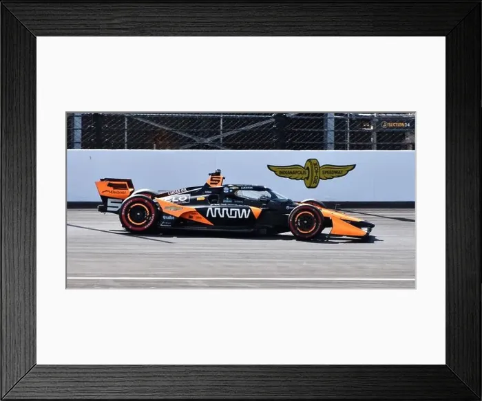 Framed Print : IndyCar driver Pato O'Ward competing in the Indianapolis Grand Prix in Arrow McLaren's No. 5 car Framed Print : IndyCar driver Pato O'Ward competing in the Indianapolis Grand Prix in Arrow McLaren's No. 5 car