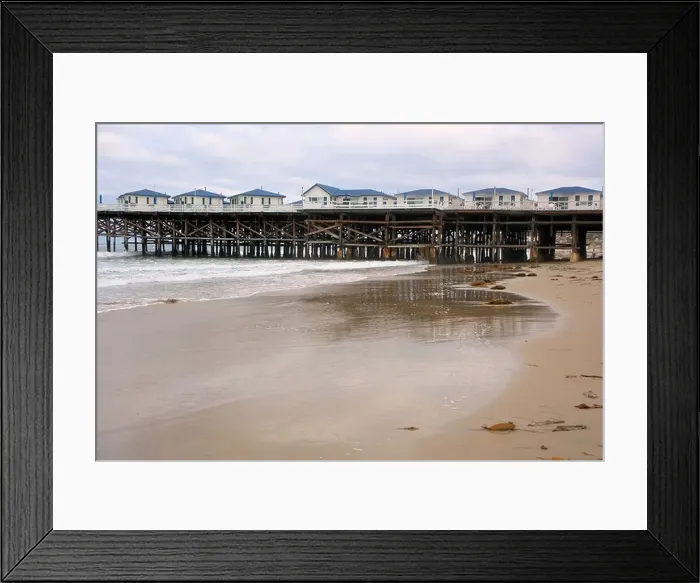 Framed Print : Crystal pier, San diego, California, USA Framed Print : Crystal pier, San diego, California, USA