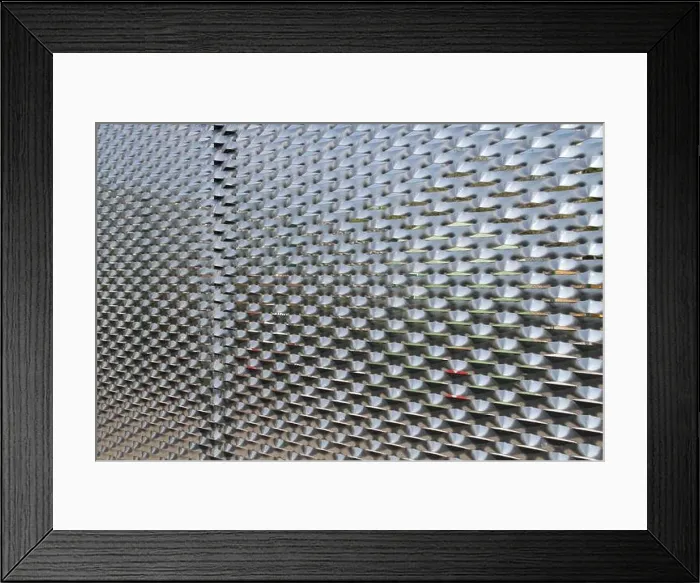 Framed Print : a metal grid as a background Framed Print : a metal grid as a background