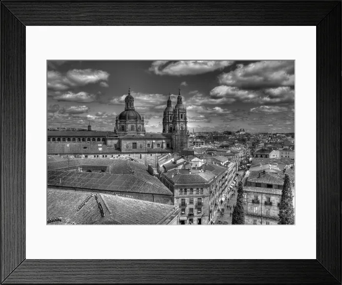 Framed Print : Clerecia church and jesuit college the universidad pontificia de Salamanca, Salamanca, Castile and Leon, Spain