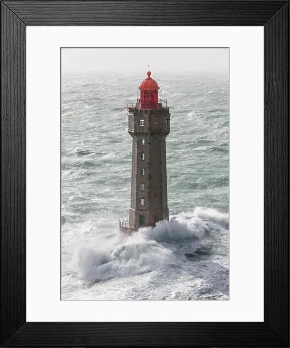 Framed Print : France Finistere Ile d'Ouessant February 8th 2014 Britain lighthouse in stormy weather during storm Ruth Jument Framed Print : France Finistere Ile d'Ouessant February 8th 2014 Britain lighthouse in stormy weather during storm Ruth Jument