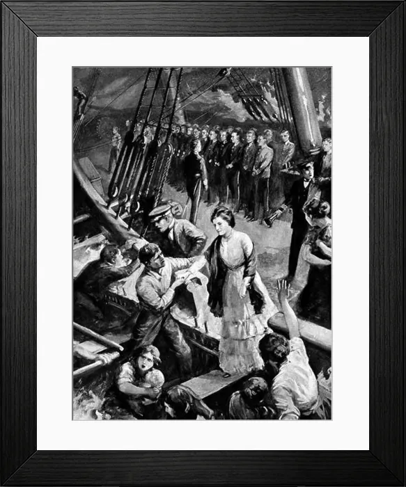 Framed Print : Wreck of the HMS BIRKENHEAD (carrying troops to South Africa) Framed Print : Wreck of the HMS BIRKENHEAD (carrying troops to South Africa)