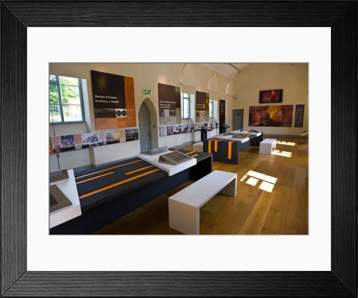 Framed Print : Interior with interactive displays at the World Heritage Centre Museum in Blaenavon Torfaen South Wales UK Framed Print : Interior with interactive displays at the World Heritage Centre Museum in Blaenavon Torfaen South Wales UK