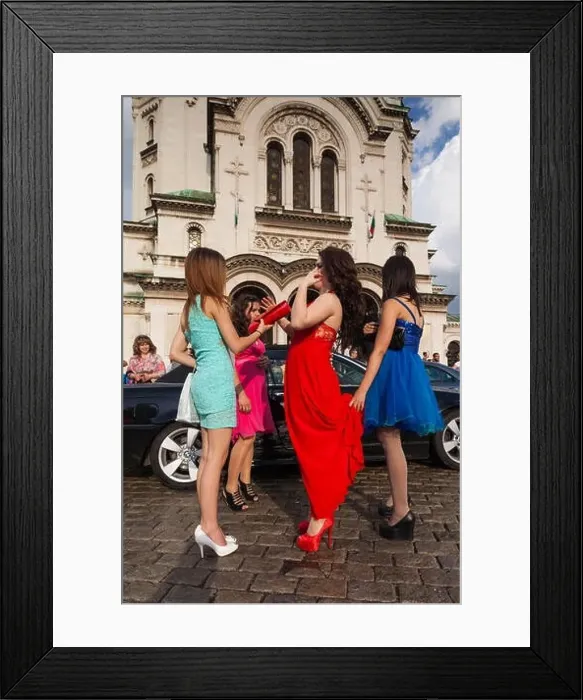 Framed Print : Bulgaria, Sofia, Ploshtad Alexander Nevski Square