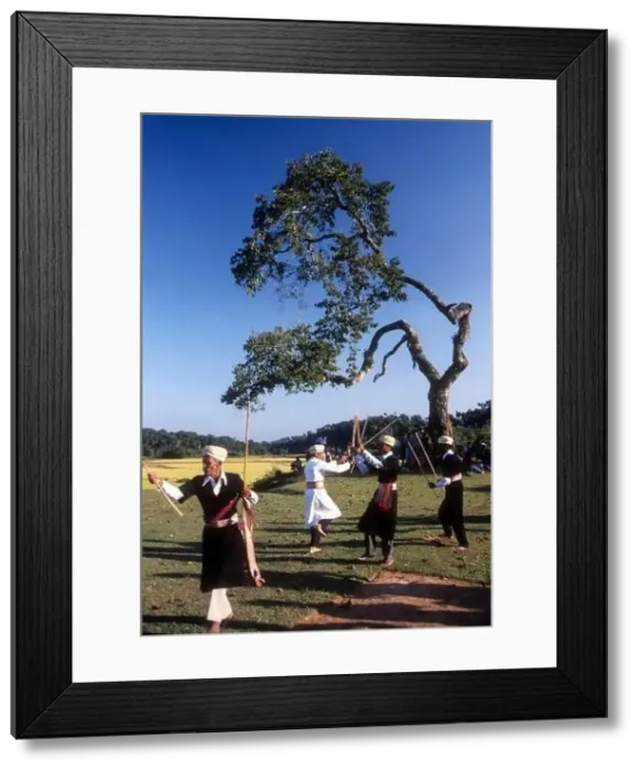 Framed Print : Huttari, harvest festival of Kodava people, Kodagu, Coorg, Karnataka, India