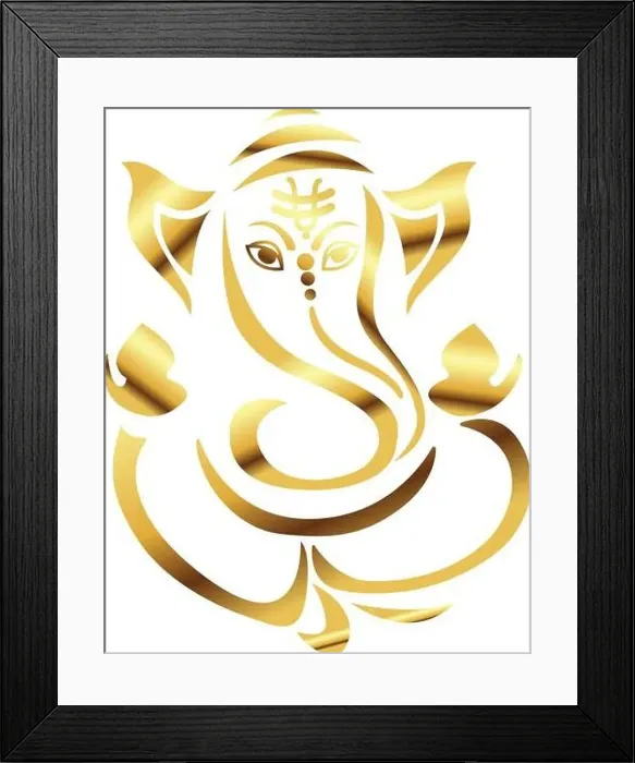 Framed Print : Lord ganesha vector illustration Framed Print : Lord ganesha vector illustration