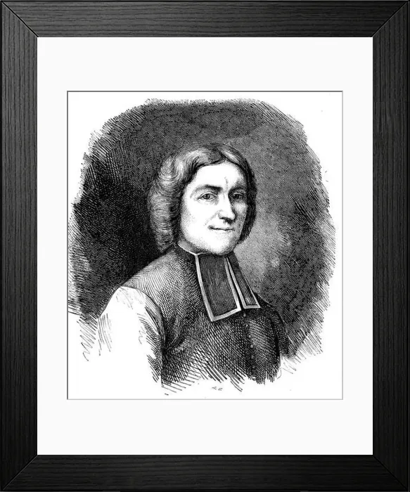Framed Print : Jean Lebeuf, geboren 1687, gestorben 1760 Framed Print : Jean Lebeuf, geboren 1687, gestorben 1760