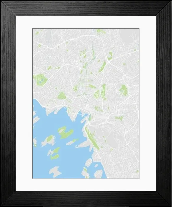Framed Print : City map Oslo, color detailed plan, vector illustration for your design Framed Print : City map Oslo, color detailed plan, vector illustration for your design