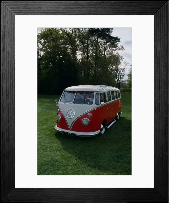 Framed Print : Volkswagen Kombi (splitty) of 1964 Framed Print : Volkswagen Kombi (splitty) of 1964