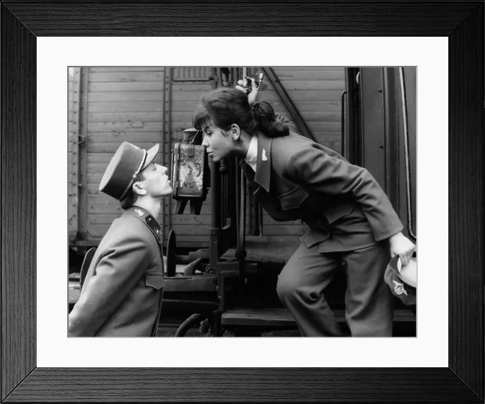 Framed Print : Ostre sledované vlaky Closely watched trains Year : 1966 Czechoslovakia Director : Jirí Menzel Václav Neckár Framed Print : Ostre sledované vlaky Closely watched trains Year : 1966 Czechoslovakia Director : Jirí Menzel Václav Neckár
