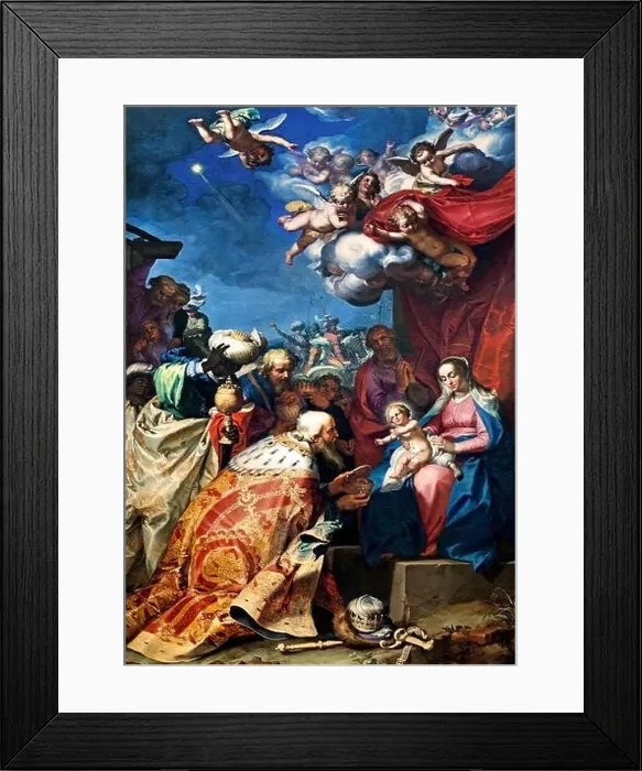 Framed Print : Abraham Bloemaert (1564-1661): Adoration of the Magi (1623-1624) Dutch Netherlands Framed Print : Abraham Bloemaert (1564-1661): Adoration of the Magi (1623-1624) Dutch Netherlands