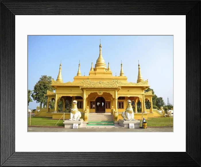 Framed Print : Golden Pagoda, Namsai, Arunachal Pradesh, India Framed Print : Golden Pagoda, Namsai, Arunachal Pradesh, India