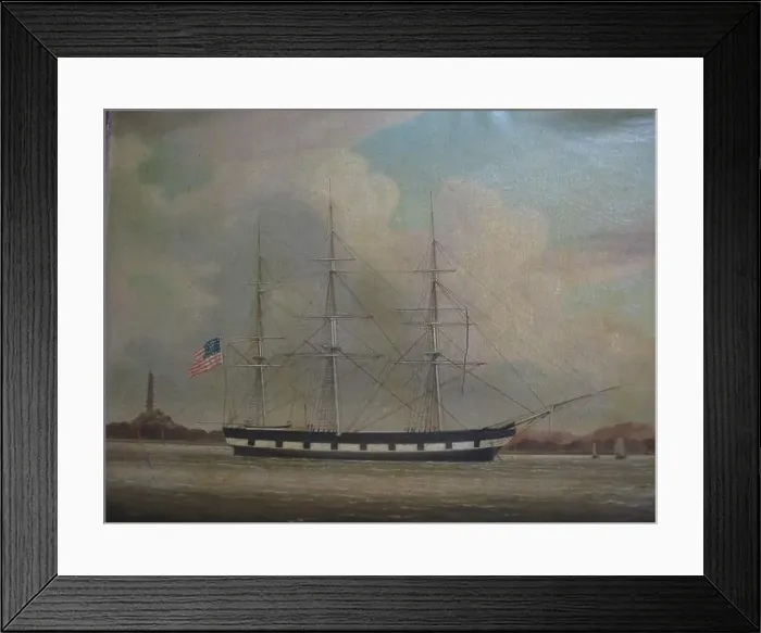 Framed Print : English: Oil painting. China trade painting Framed Print : English: Oil painting. China trade painting