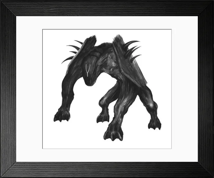 Framed Print : Character concept, monster design Framed Print : Character concept, monster design
