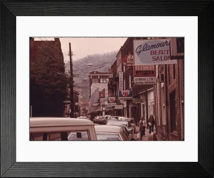 Framed Print : Main Street of Logan, West Virginia Framed Print : Main Street of Logan, West Virginia