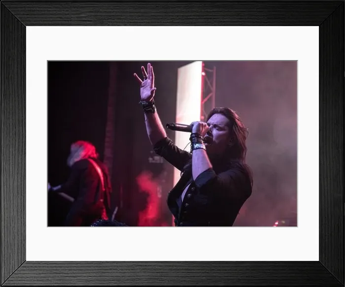 Framed Print : April. 13th 2024. Zagreb, Croatia - Promotional concert of Band Jelusick Framed Print : April. 13th 2024. Zagreb, Croatia - Promotional concert of Band Jelusick